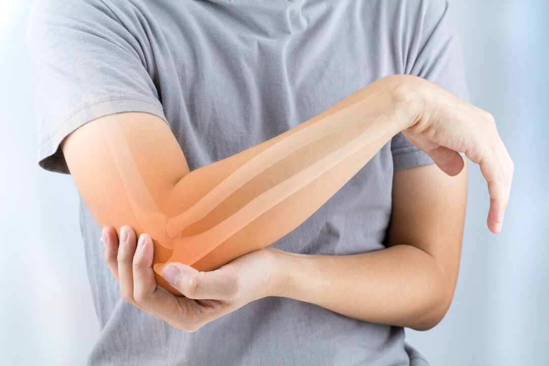 elbow joint pain and its treatment with Hondroine gel